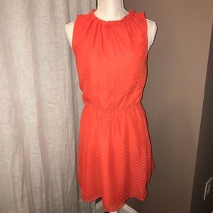 🌺 (2/$10) A New Day Orange Summer Dress
